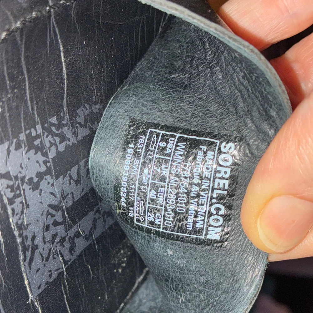 Sorel Black and Tan Sandals - Picture 7 of 7